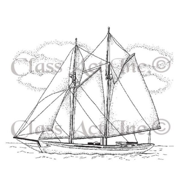 NOTM092731 Class Act Cling Mounted Rubber Stamp 2.75"X3.75"