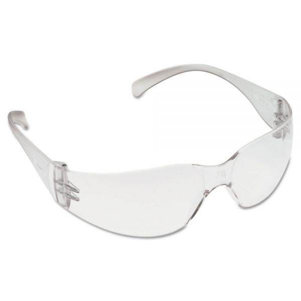 MMM62105 3M Virtua Protective Eyewear, Clear Frame/Clear Lens, Anti-Fog Hard-Coat