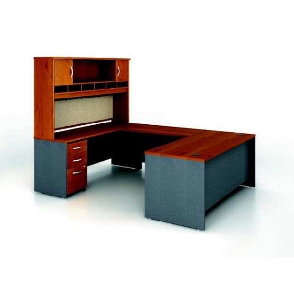 BSHSRC004NC bbf Series C Executive Configuration - Natural Cherry finish by Bush Furniture