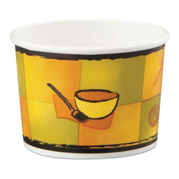 HUH70312C Chinet Streetside Paper Food Container, Streetside Design, 12 oz, 50/Bag, 20/Carton