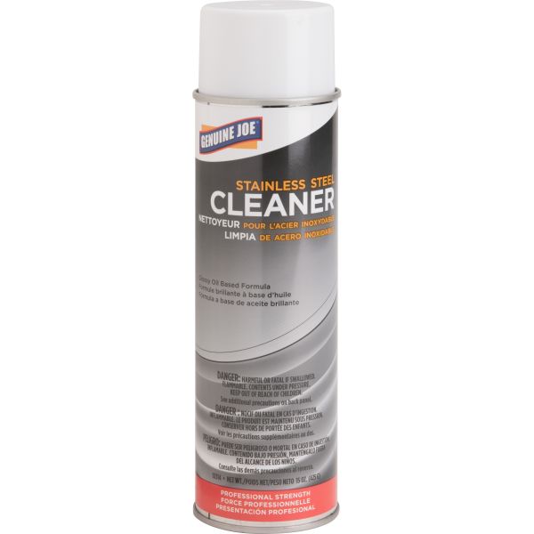 GJO02114CT Genuine Joe Stainless Steel Cleaner