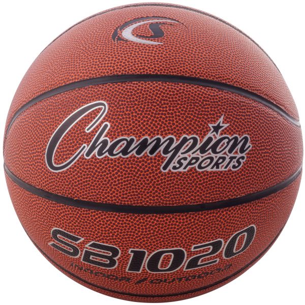 CSISB1020 Champion Sports Composite Basketball, Official Size, 30", Brown
