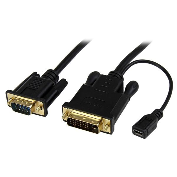 SYNX4093860 StarTech.com 3 ft DVI to VGA Active Converter Cable - DVI-D to VGA Adapter - 1920x1200