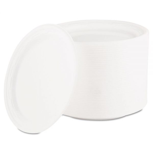 DCC6PWFPK Dart Famous Service Plastic Dinnerware, Plate, 6" dia, White, 125/Pack