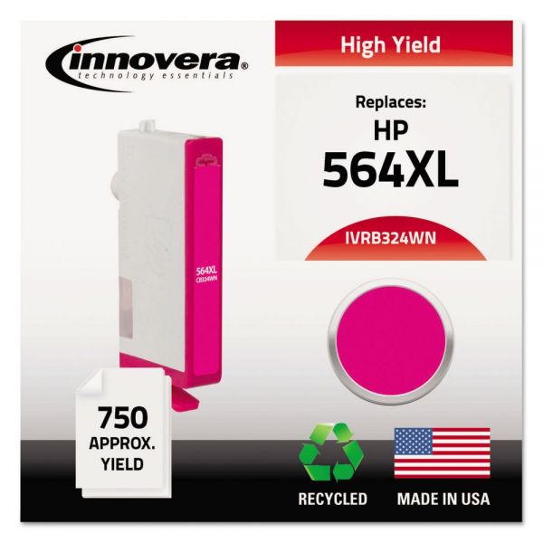 IVRB324WNC Innovera Remanufactured CB324WN (564XL) High-Yield Ink, Magenta