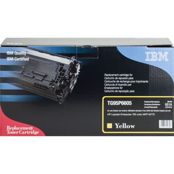 IBMTG95P6605 IBM Remanufactured HP 651A (CE342A) Toner Cartridge