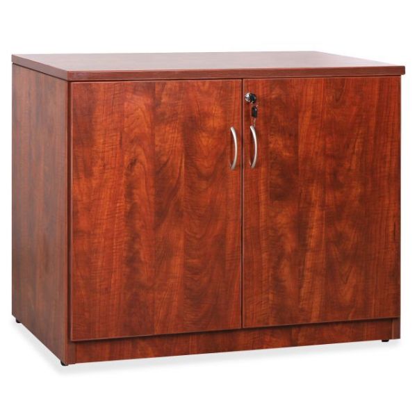 LLR69611 Lorell Essentials Srs Cherry Laminate Storage Cabinet