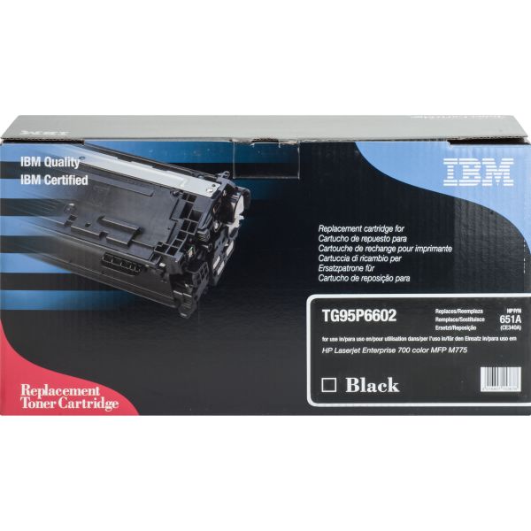 IBMTG95P6602 IBM Remanufactured HP 507A (CE340A, CE400A) Toner Cartridge