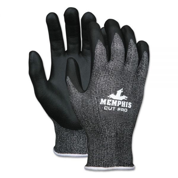 CRW92723NFS MCR Safety Cut Pro 92723NF Gloves, Salt & Pepper, Small, 1 Dozen