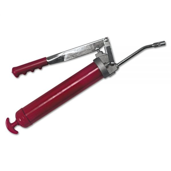 ALM500 Alemite Pro-Series Lever-Action Grease Gun, 6" Extension, 10, 000psi, 14oz Cartridge