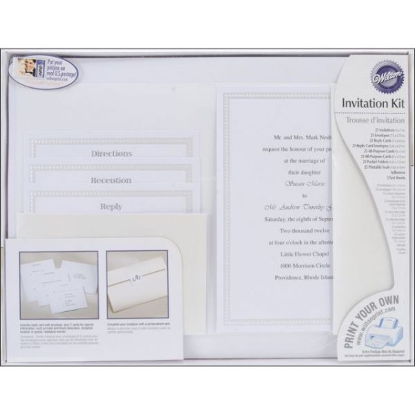 NOTM216300 Invitation Kit 25/Pkg