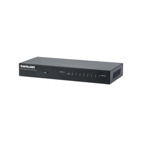 SYNX4587655 Intellinet 8-Port Gigabit Web-Smart Switch