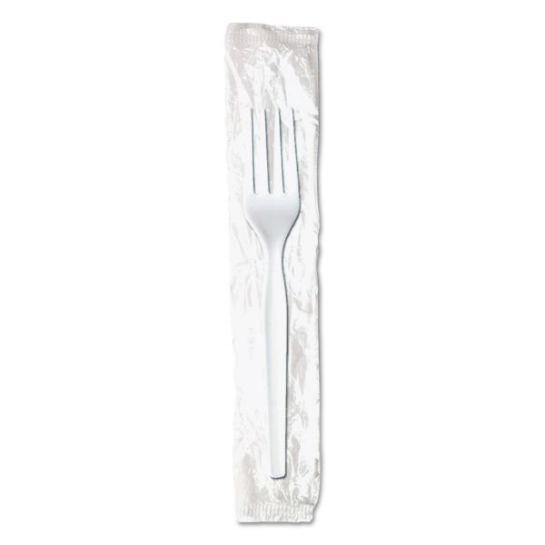 DXEFM23C7 Dixie Mediumweight Polypropylene Cutlery, Forks, White, 1000/Carton