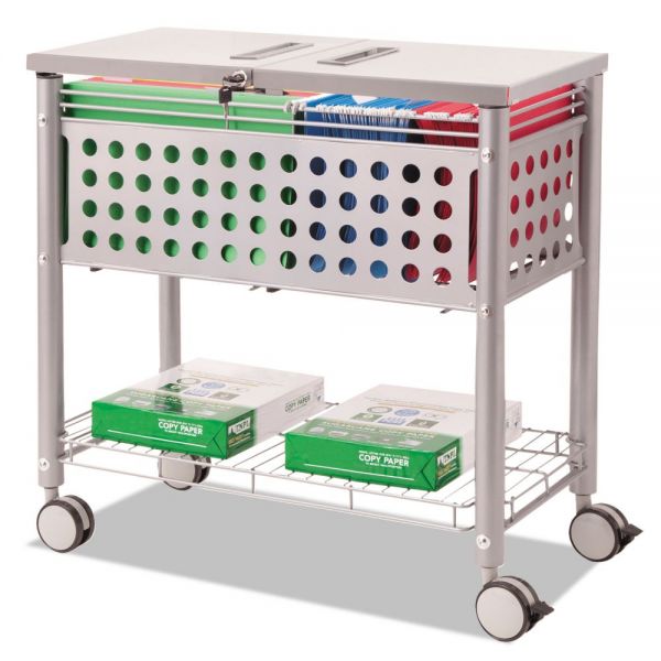 Lockable File Carts Vertiflex File Cart with Locking Top | OfficeSupply.com