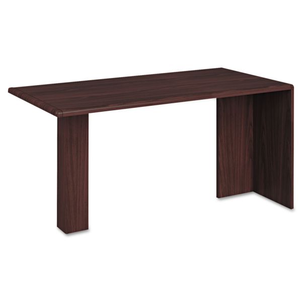 HON10726NN HON 10700 Series Peninsula, Wood Support Column, 60w x 30d x 29 1/2h, Mahogany