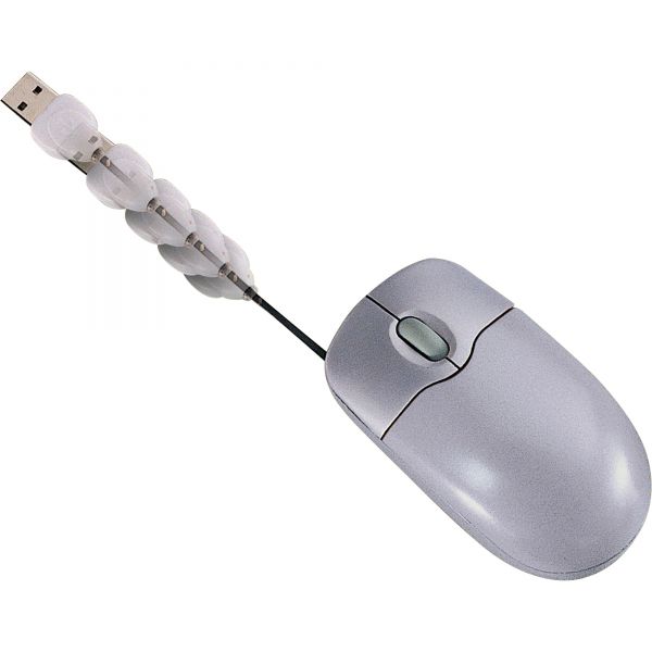 CCS39000 Compucessory Retracting USB Cable Notebook Mouse