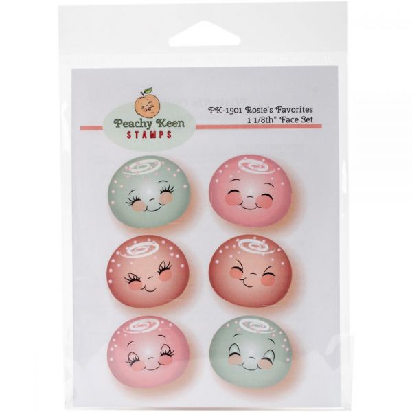 NOTM335324 Peachy Keen Stamps Clear Face Assortment 6/Pkg