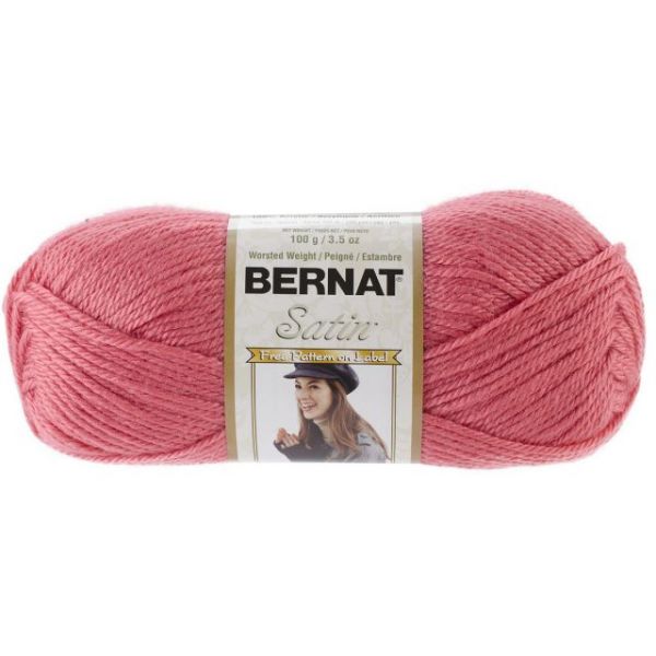 NOTM324849 Bernat Satin Yarn - Soft Red