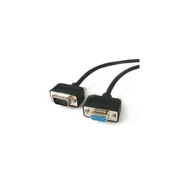 SYNX1169023 StarTech.com 15 ft Low Profile High Resolution Monitor VGA Extension Cable HD15 M/F