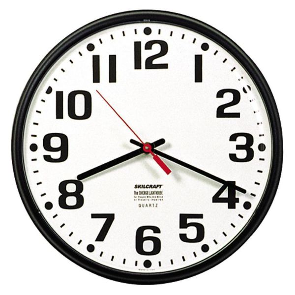 NSN3897958 SKILCRAFT Slimline Wall Clock