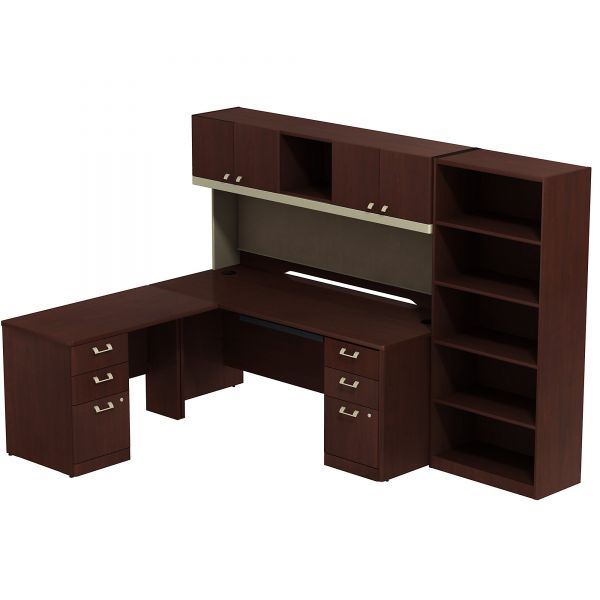 BSHQUA011CSL bbf Quantum Professional Configuration - Harvest Cherry finish by Bush Furniture