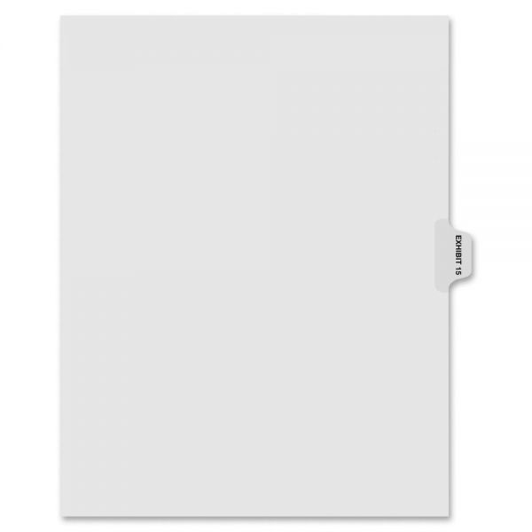 KLF80115 Kleer-Fax 80000 Series Side Tab Legal Exhibit Index Dividers