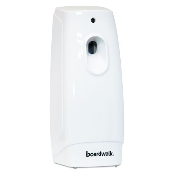 BWK908 Boardwalk Classic Metered Air Freshener Dispenser, 4w x 3d x 9 1/2h, White