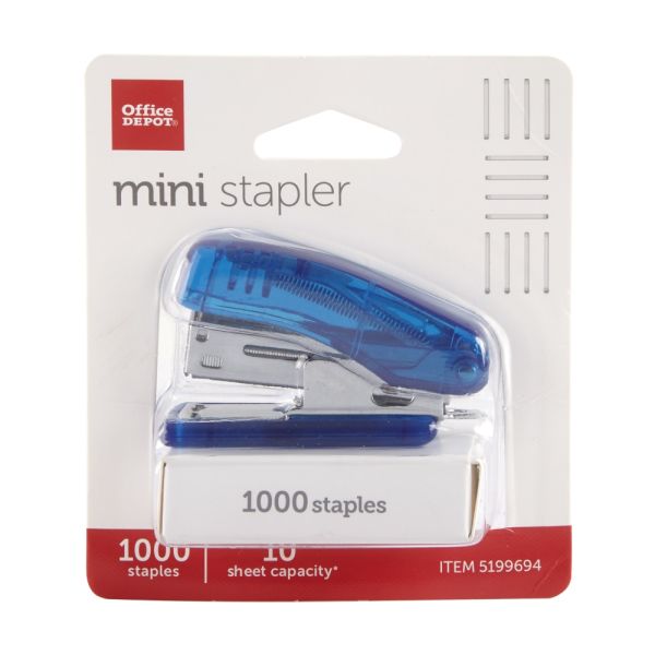 Mini Stapler with Built-In Remover, 2-1/4