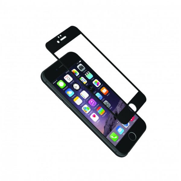IGRM1Q1614 Cygnett AeroCurve Tempered Glass Aluminium Border iPhone 6 Plus - Black Black, Clear