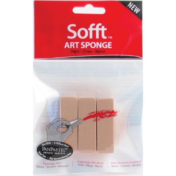 NOTM461086 PanPastel Sofft Art Sponges 3/Pkg