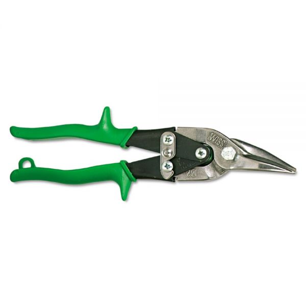 WISM2R Wiss Right-Cut Compound-Action Snips, 9 3/4in Tool Length, 1 3/8in Blade Length