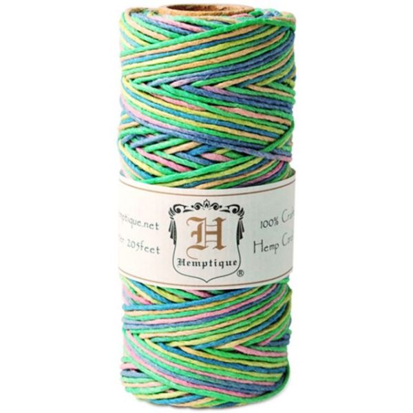 NOTM043059 Hemp Variegated Cord Spool 20lb 205'