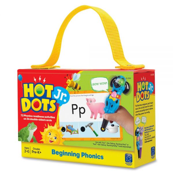 EII2352 Hot Dots Jr. Card Set Beginning Phonics