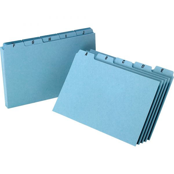 OXFP5825 Oxford A-Z Tabs Index Card Guides