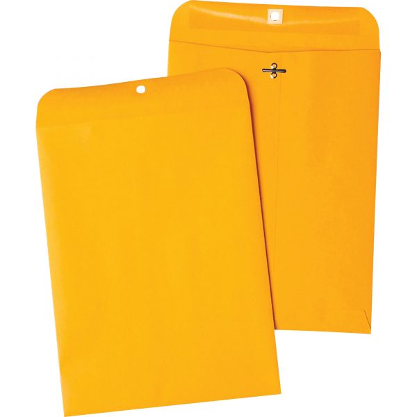 NAT00857 Nature Saver Gummed 9" x 12" Clasp Envelopes