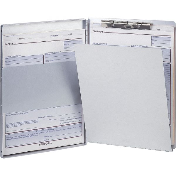 OIC83203 OIC Side Loading Aluminum Storage Clipboard