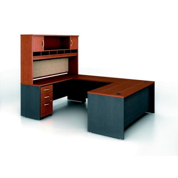 BSHSRC004AU bbf Series C Executive Configuration - Auburn Maple finish by Bush Furniture