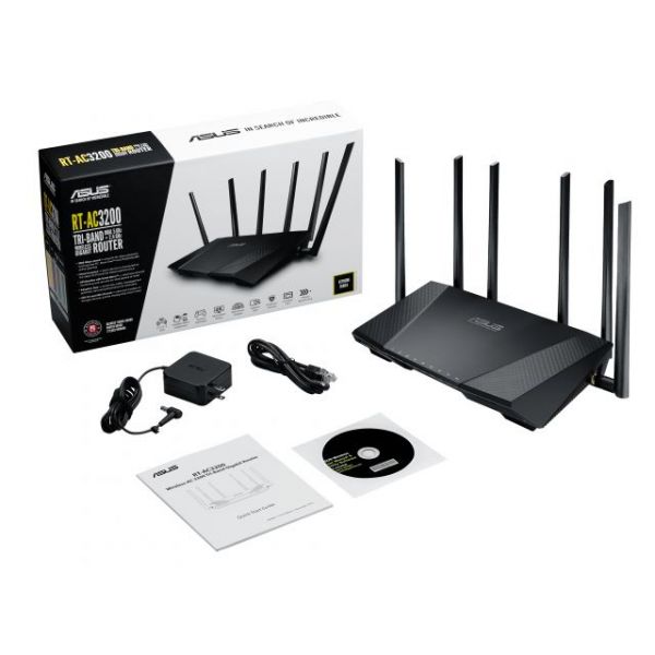 SYNX4125453 Asus RT-AC3200 IEEE 802.11ac Ethernet Wireless Router