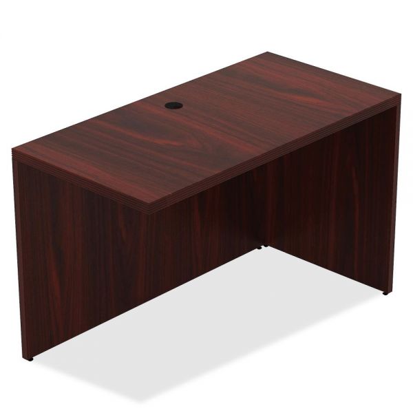 LLR34322 Lorell Chateau Series Mahogany Laminate Desking
