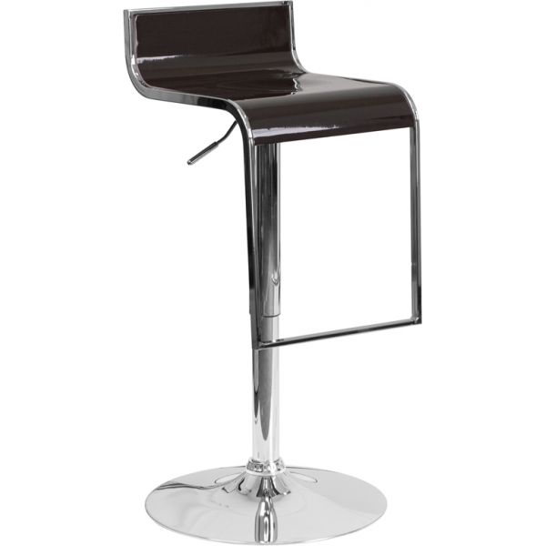 FHFCHTC31027PBRNGG Flash Furniture Contemporary Plastic Barstool