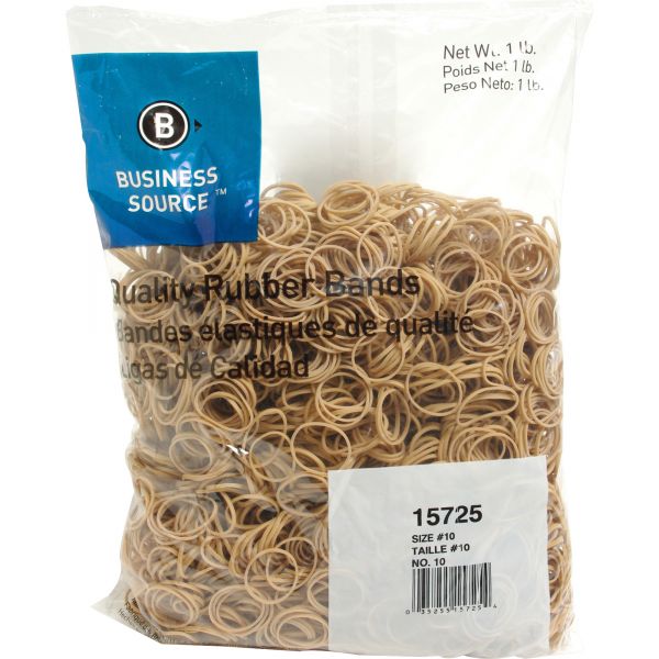 BSN15725 Business Source #10 Rubber Bands (1 lb)