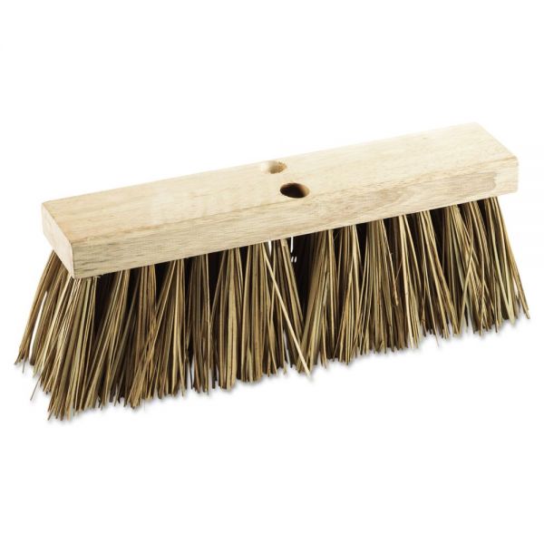BWK71160 Boardwalk Street Broom Head, 16" Wide, Palmyra Bristles