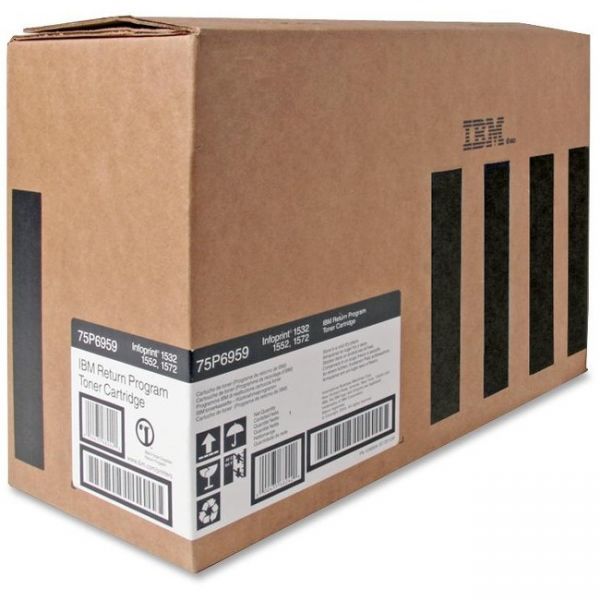 IFP75P6959 InfoPrint Solutions Company 75P6959 Toner, 6000 Page-Yield, Black