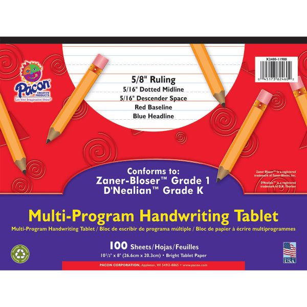 Zaner-bloser handwriting kindergarten pdf image