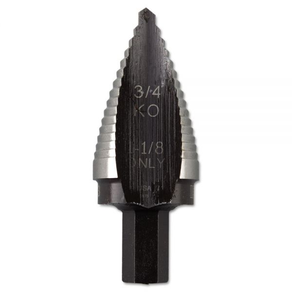 UBT10313 IRWIN Unibit Fractional Step Drill Bit, 1-1/8in