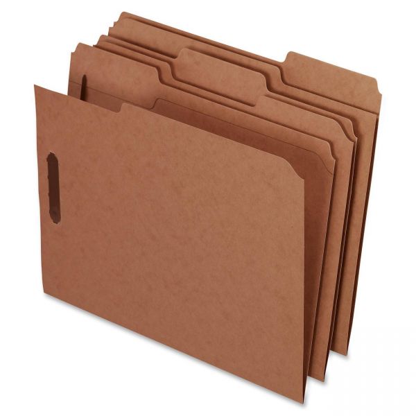 PFXFK212 Pendaflex Kraft Fastener Folders, 2 Fasteners, 1/3 Cut Tabs, Letter, 50/Box