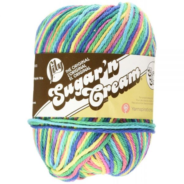 NOTM479375 Lily Sugar'n Cream Super Size Yarn - Psychedelic