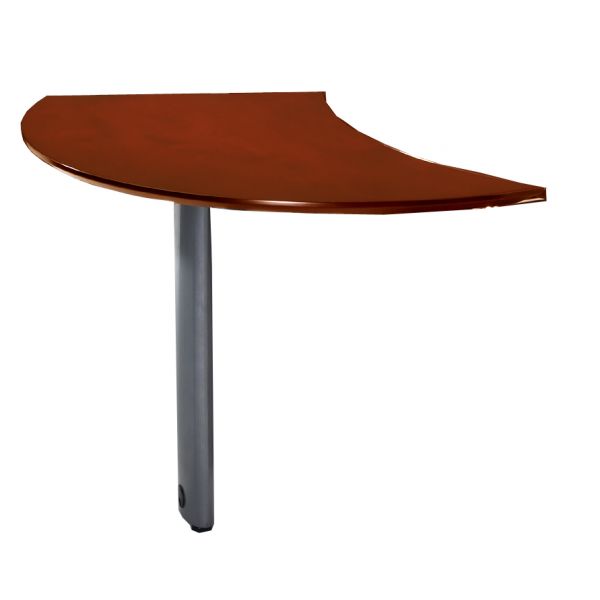 MLNNEXTRCRY Tiffany Industries Napoli Series Right Curved Desk Extension, 47w x 28d x 29-1/2h, Sierra Cherry