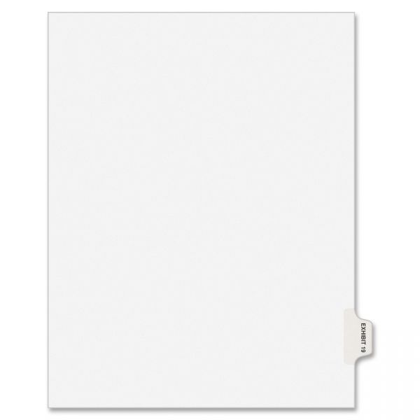 AVE82339 Avery Individual Side-Tab Legal Exhibit Index Dividers