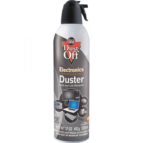 FALDPSJMB Dust-Off Disposable Compressed Air Duster, 17 oz Can